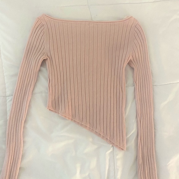 Garage Ribbed Asymmetrical Top - Picture 4 of 4